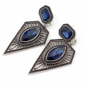 Fashion wholesale triangle geometric model spain 925 silver earrings jewellery